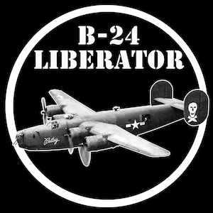 WW2 B24 Liberator digital PNG only