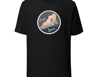 WW2 Just Jane, WW2 t-shirt,  History Gifts For Him Gifts, World War 2 Gifts, WW2 Avro Lancaster noseart Unisex t-shirt