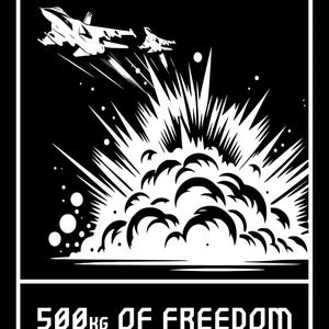 500 kg Freedom, alleen digitale png