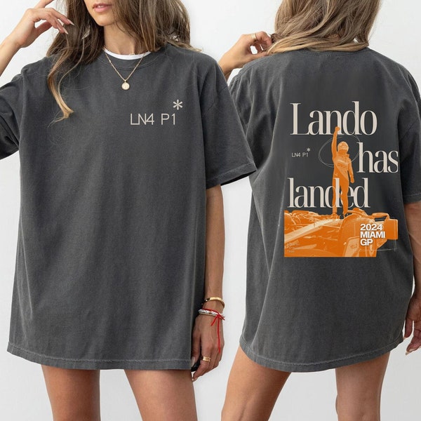 Lando Has Landed Lando Norris Wins P1 Miami Gp Tee Formula One LN4 Mclaren Maiden Podium