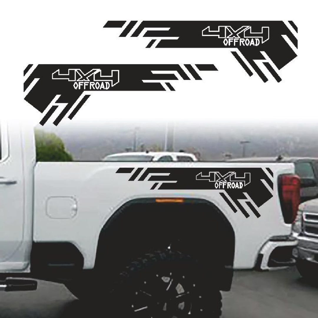 2pcs 4x4 off Road Truck Body Side Decals, Vinyl Graphics Kit - Etsy