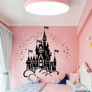 Disney Castle Characters Wall Sticker Art Decal Sticker, Nursery wall decals, kids Room decals, bedroom decals.