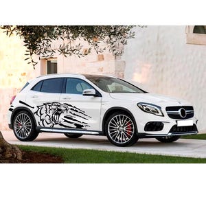 Universal Tiger graphics car body decals, vinyl wraps decals, self adhesive stickers, two sides decals.