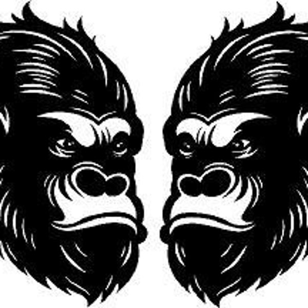 Gorilla VINYL STICKER DECAL KING KONG GRAPHIC DIE CUT LAPTOP WINDOW