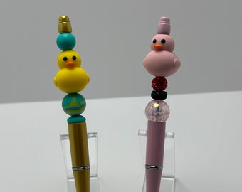 Hand Beaded Pens - Ducks