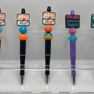 Hand Beaded Pens - Funny