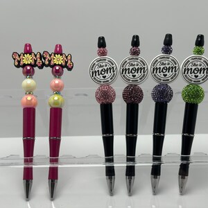 Hand Beaded Pens - Mom