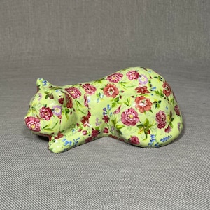Calico Cat Porcelain Formalities by Baum Bros Floral Figurine