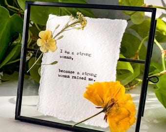 Custom Typewriter Print on Handmade Cotton Paper: Poem, Personalized Quotes, Song Lyrics, Eulogies, Vows, Gift for Her, Vintage