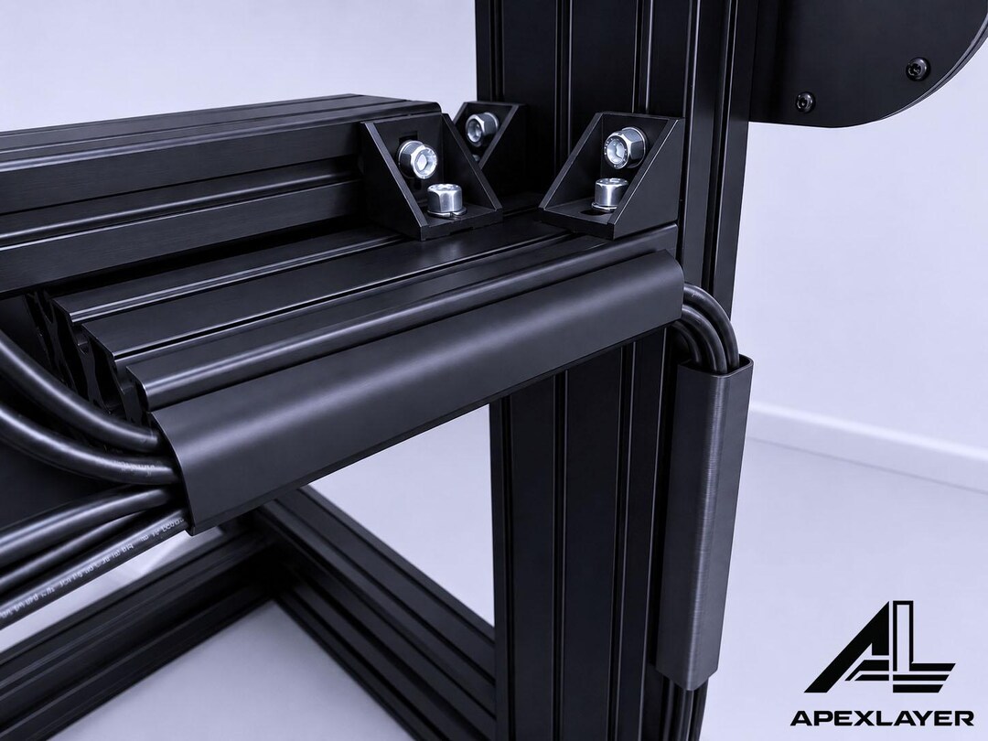 Sim Rig Cable Management Box Sim Rig Cable Management Channel | Clip-in Design for Series 40 Profile ...
