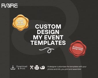 Custom Template Design Add-On – Gym Birthday Party Decor