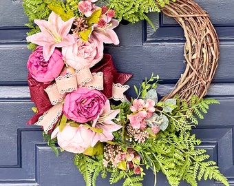 everyday grapevine door wreath