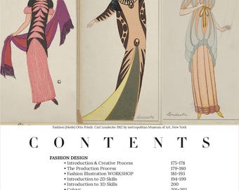 Guide de création de mode PDF, du concept à la collection. Moodboards, packs techniques, lookbooks. Découvrez le processus complet de création de mode dans l'industrie