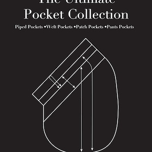 19種類以上のポケットパターン集：縫製ガイド（デジタルダウンロード）