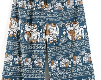 elephant  boho shorts  hippie shorts comfy shorts  summer shorts  yoga shorts