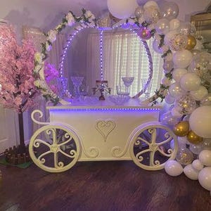 Sweet candy carts for events and weeding and party and birthday