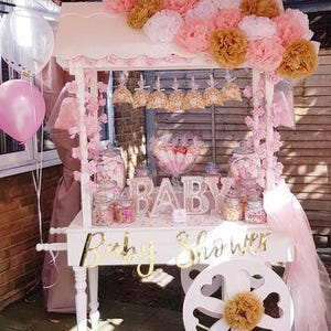 イベント、除草、パーティー、誕生日用の甘いキャンディカート