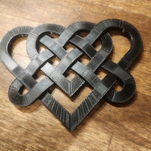 Celtic Love Knot Heart Valentine Gift Wall or Table Decor