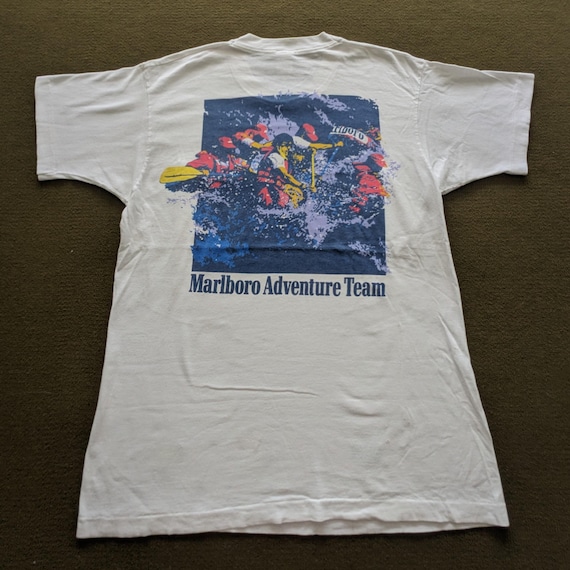 Vintage 90's MARLBORO ADVENTURE TEAM T-shirt - Etsy