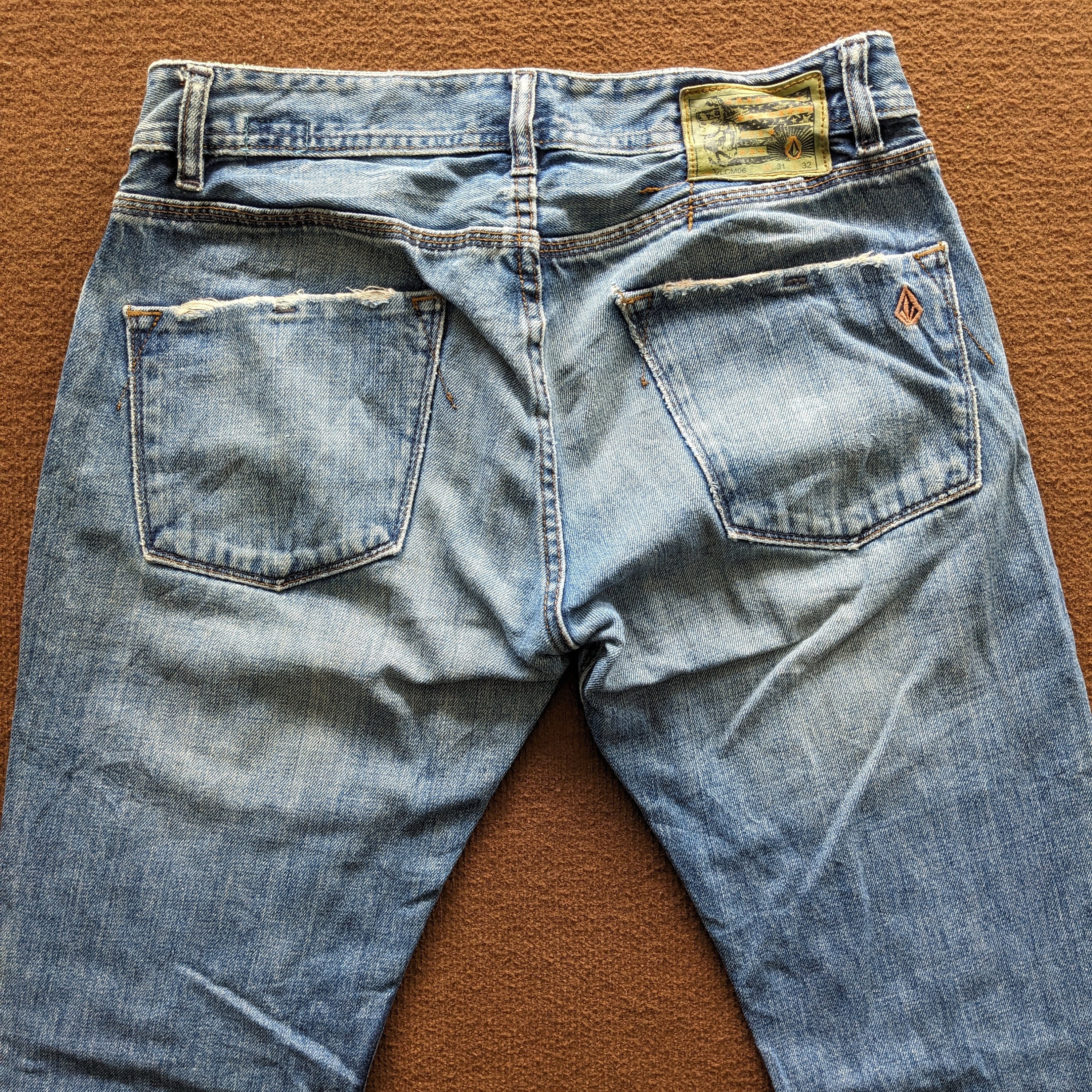 90s skate usa製 volcom wid denim W32 old Vintage VOLCOM Skateboard Style Denim Jeans - Etsy