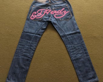 Vintage Ed Hardy by Christian Audigier Custom Jeans