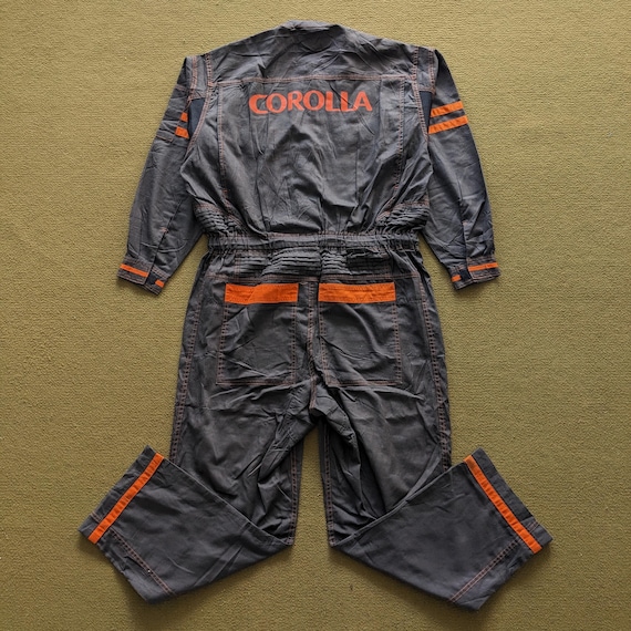 Vintage COROLLA TECNO Toyota Racing Coverall Workwear Jacket