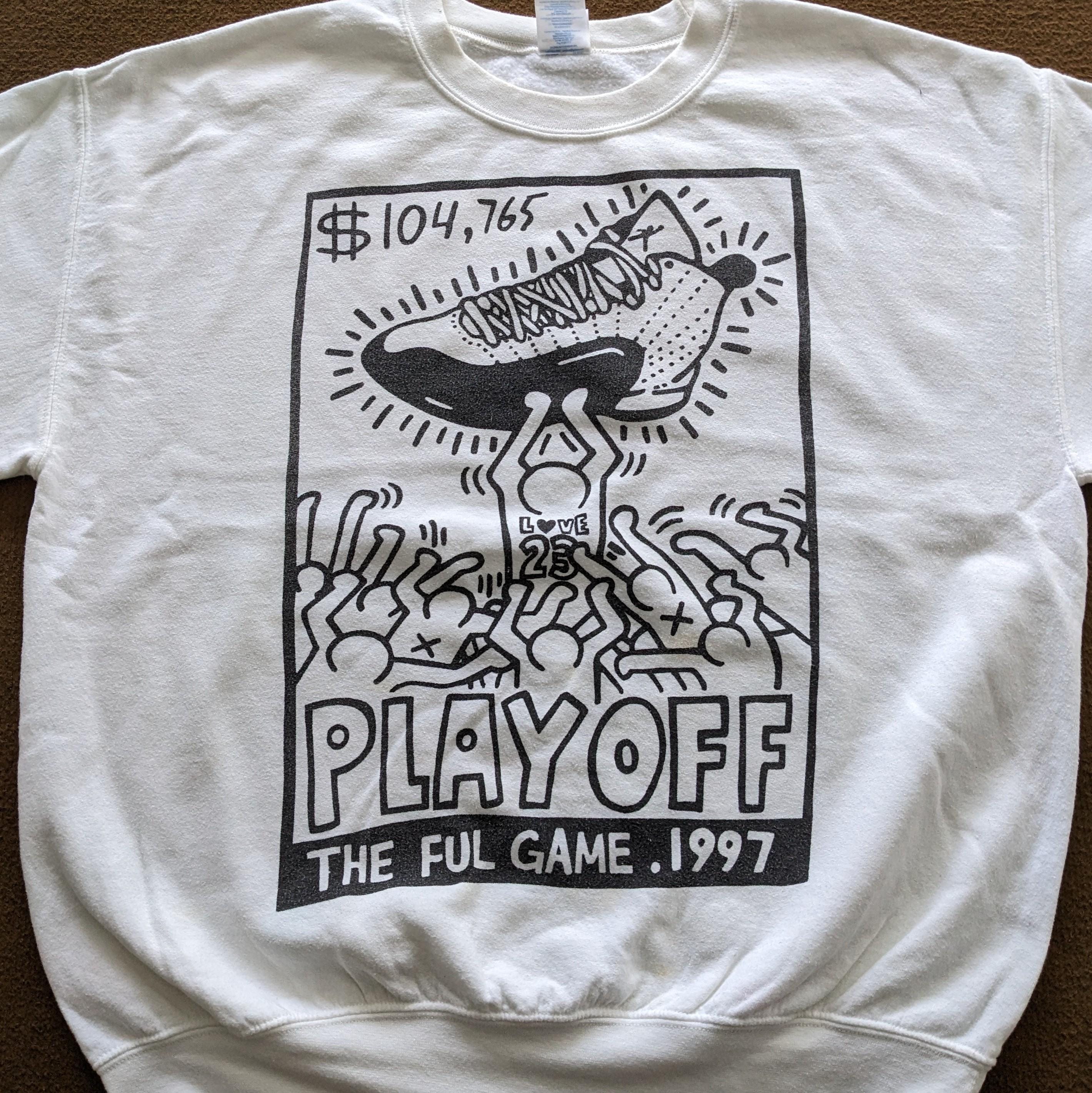 Vintage PLAYOFF 1997 Keith Haring X Michael Jordan
