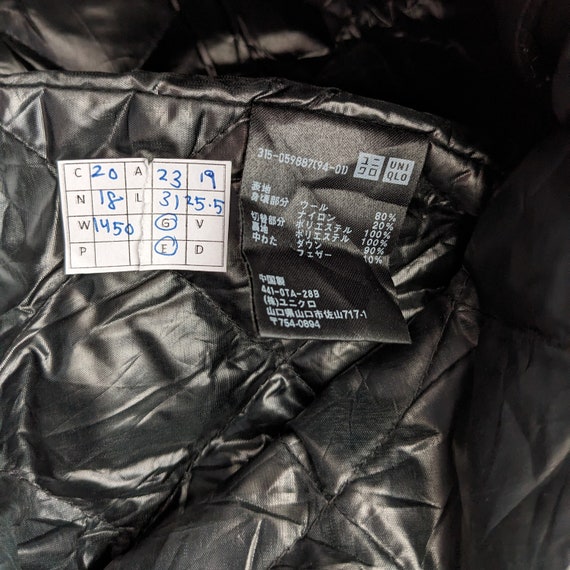 Vintage UNIQLO Japanese Brand Style Winter Jacket - Etsy