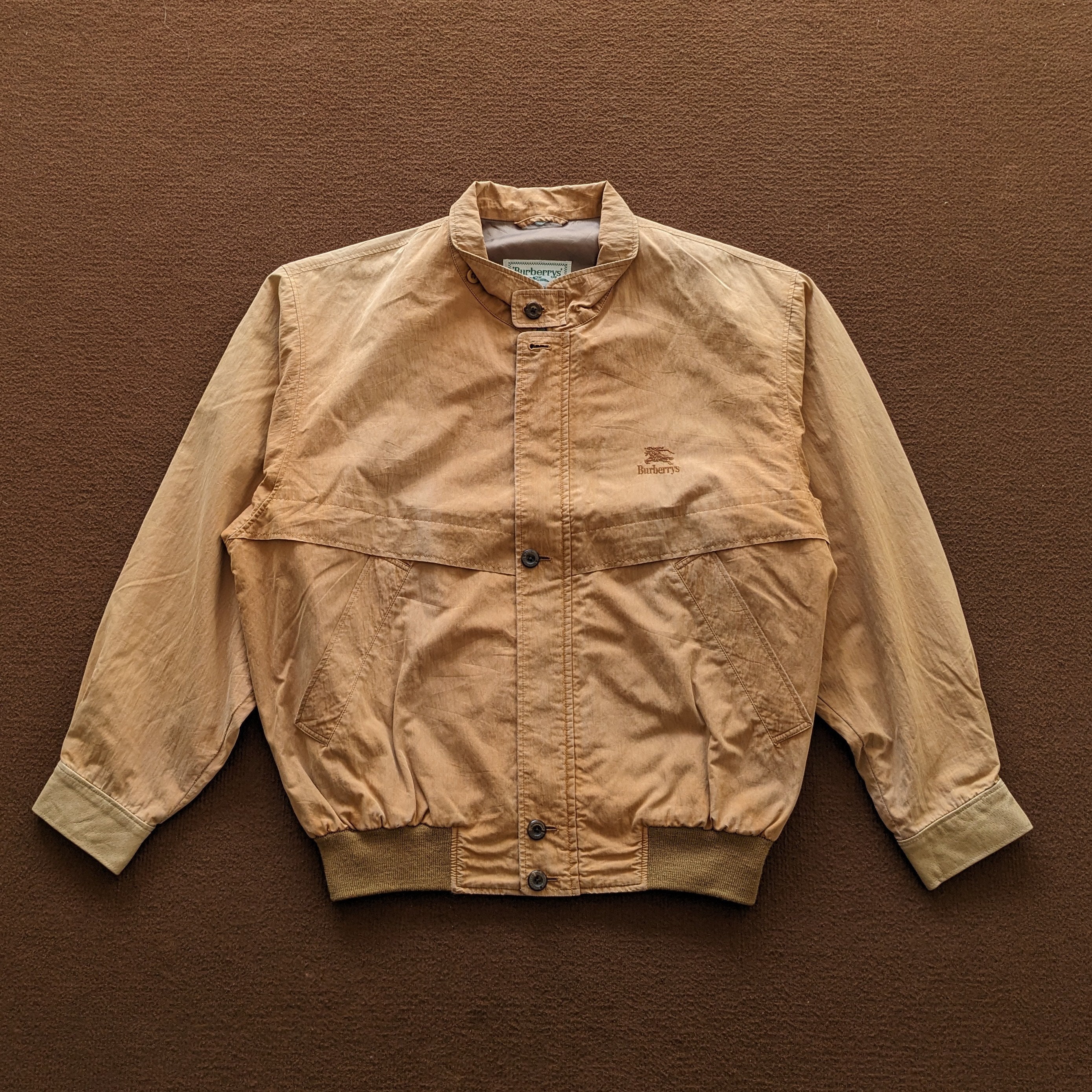 Burberry Leather Jacket - Etsy