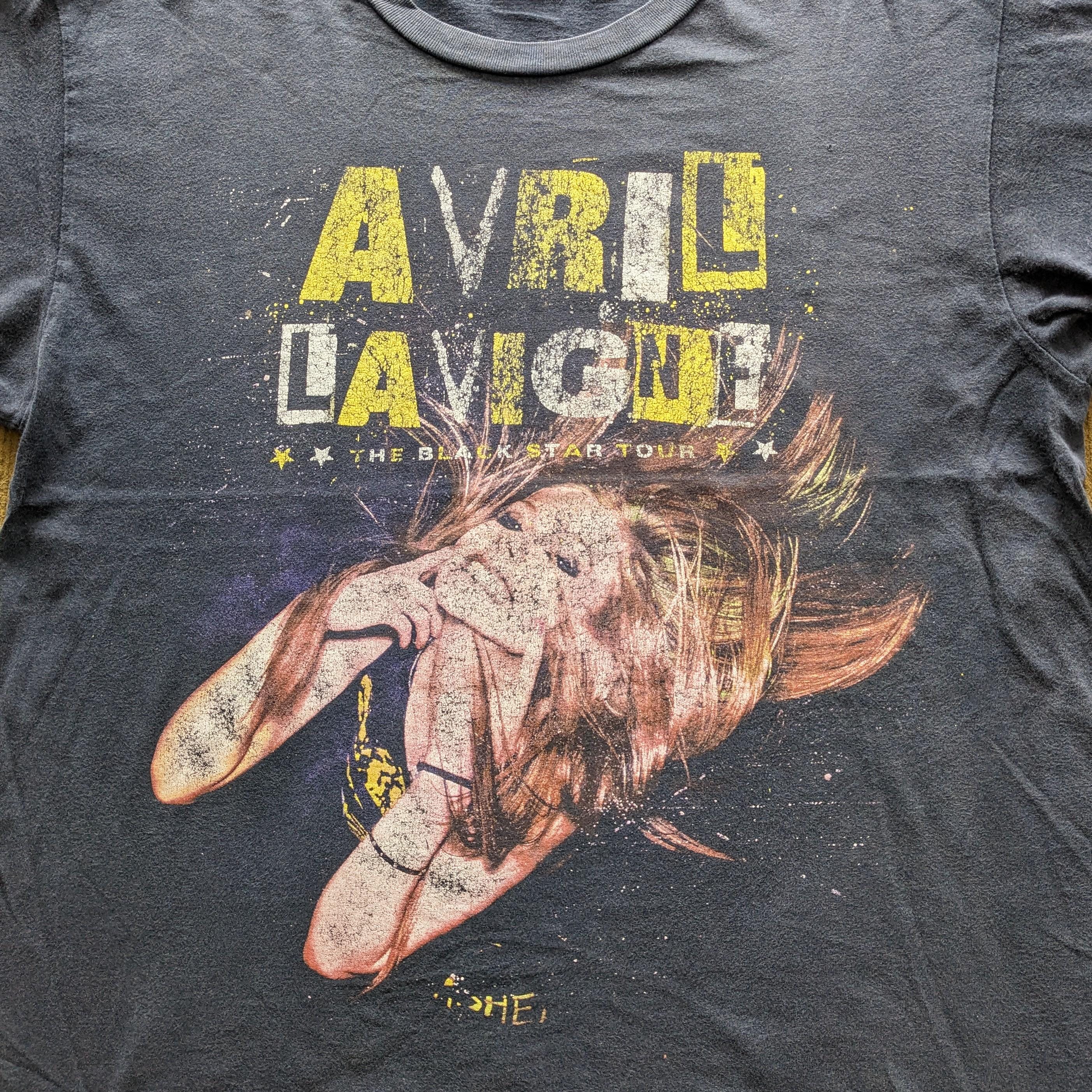 Avril Lavigne the Black Star tourライブグッズ Avril Lavigne the Black Star tourライブグッズ Vintage Avril