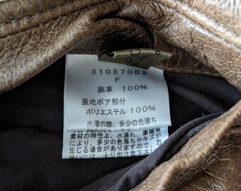 Vintage GOA Japanese Fashion Brand Fur Jacket - Etsy