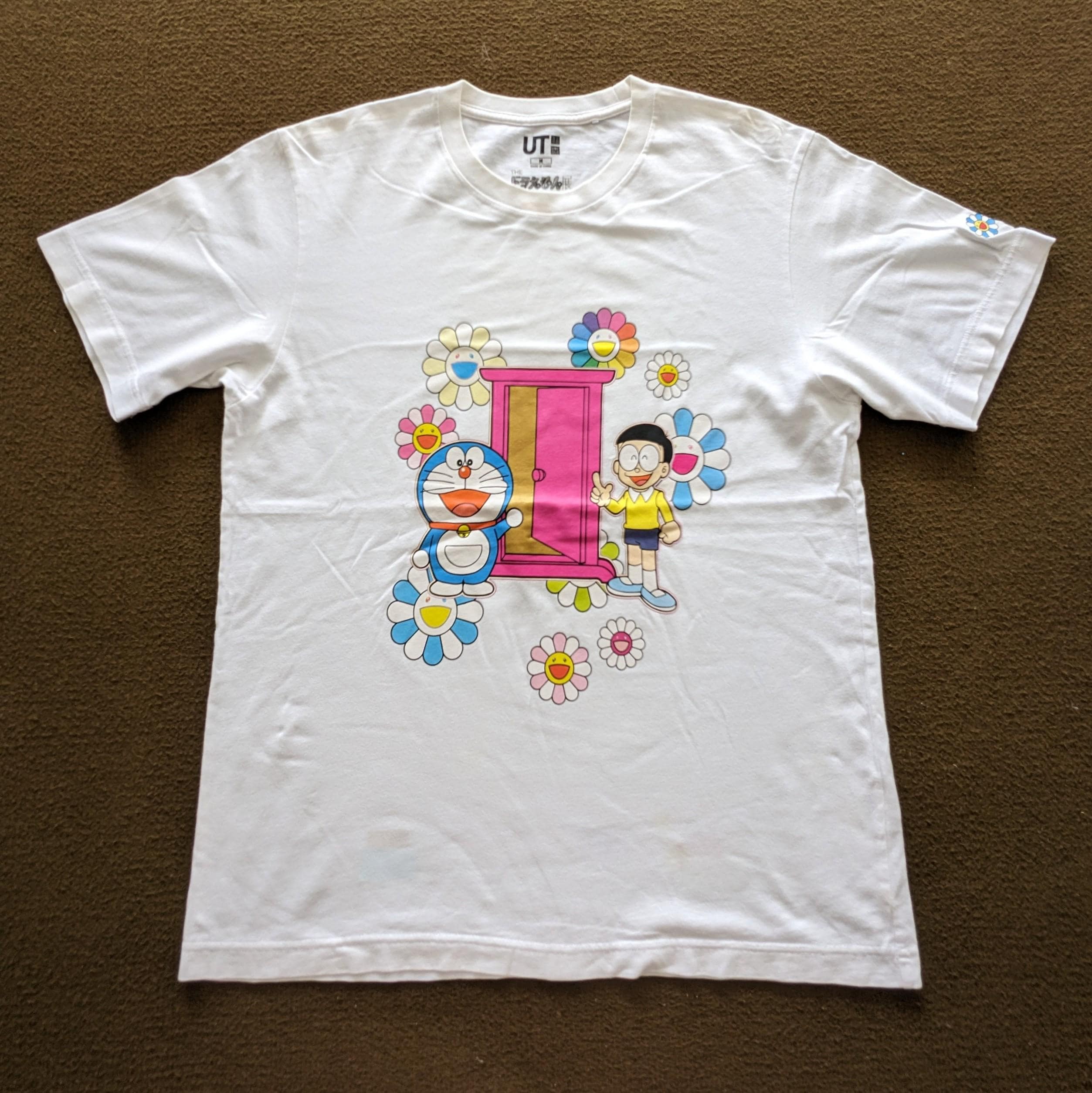 Vintage DORAEMON X UNIQLO Japanese Cartoon T-shirt - Etsy