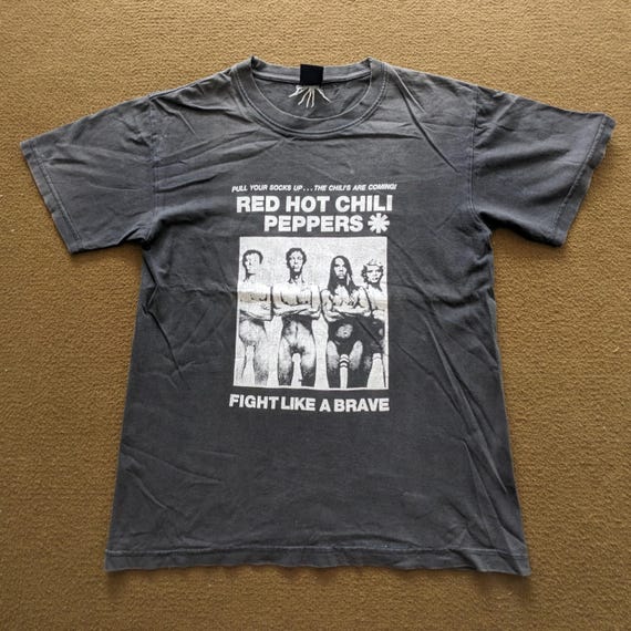 Vintage Red Hot Chilli Peppers American Rock Band T-shirt - Etsy