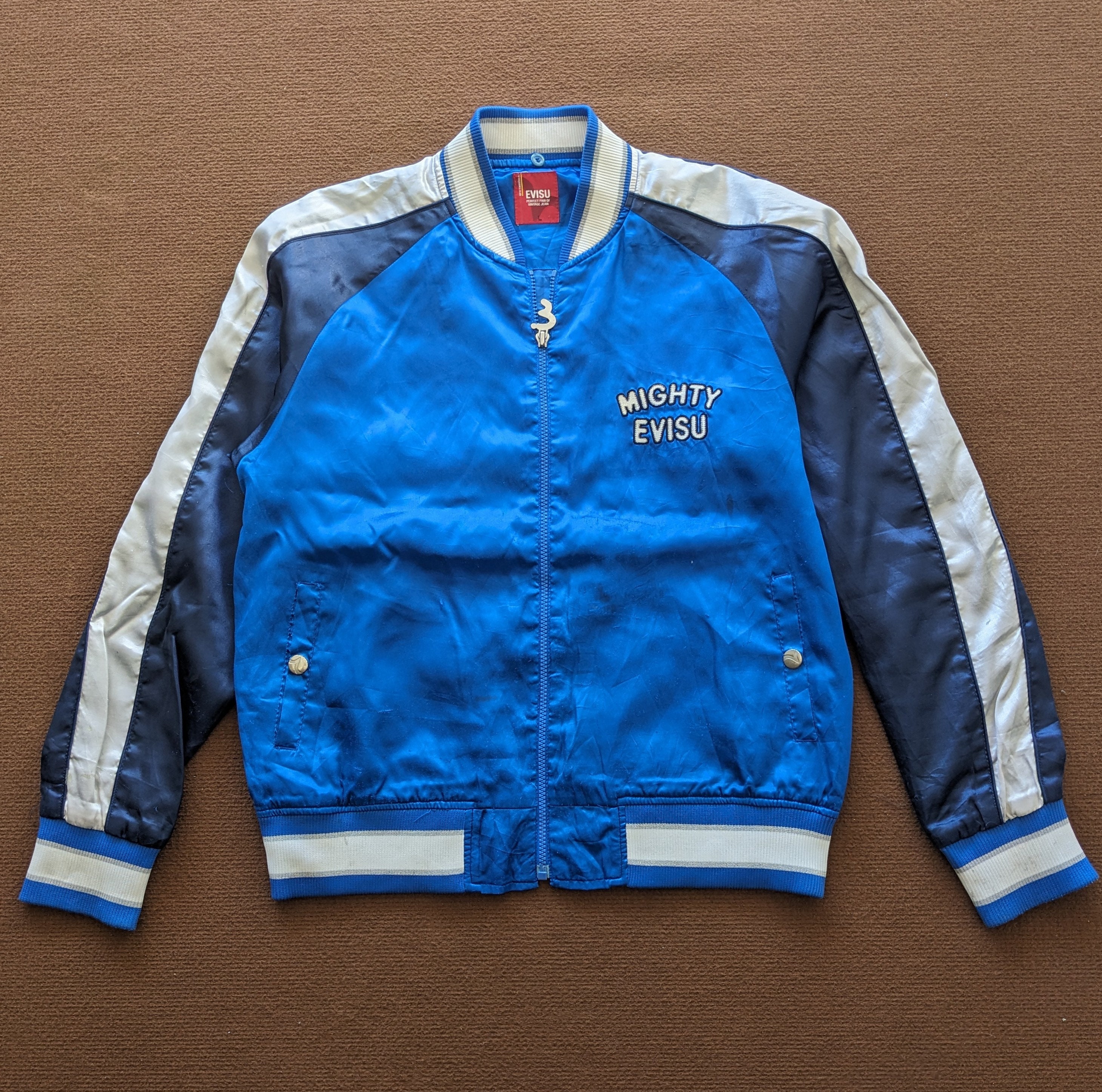 Vintage EVISU Logo Japanese Brand Jacket - Etsy