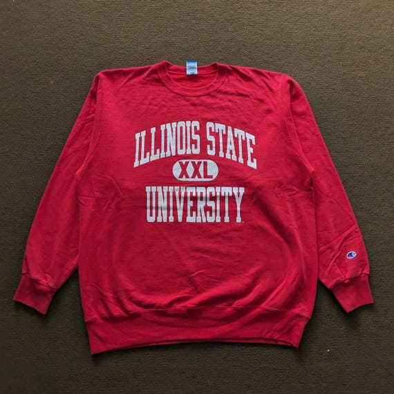 Vintage ILLINOIS STATE UNIVERSITY X Champion Sweatshirt - Etsy Israel