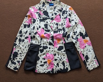 Vintage KENZO JEANS Flowers Design Jacket for women's