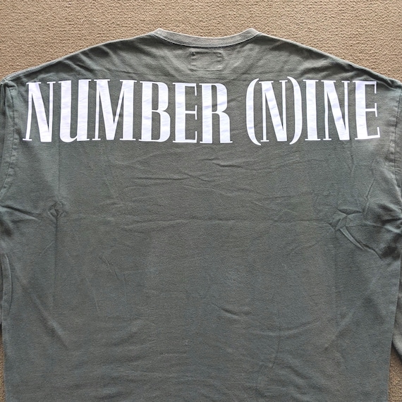 Vintage NUMBER NINE Japanese Brand Long T-shirt - Etsy