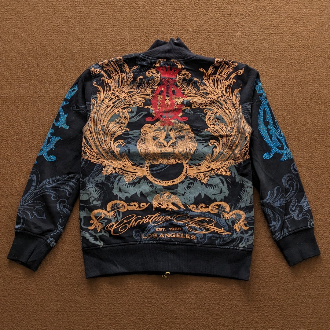 Vintage Christian Audigier Streetwear Style Jacket - Etsy