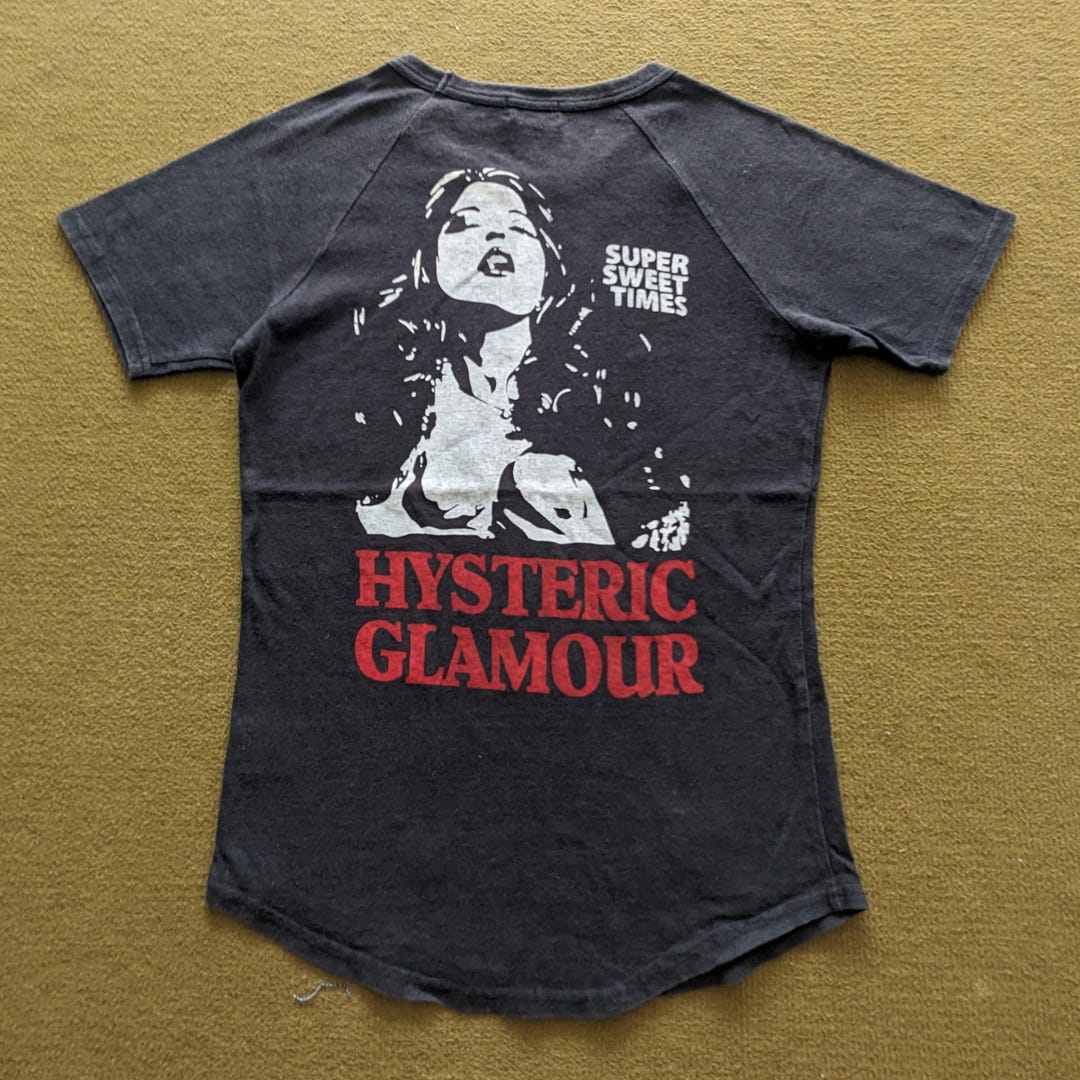 Vintage Hysteric Glamour Japanese Brand Custom Big Logo T-shirt - Etsy