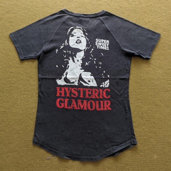 Vintage Hysteric Glamour Japanese Brand Custom Big Logo T-shirt - Etsy