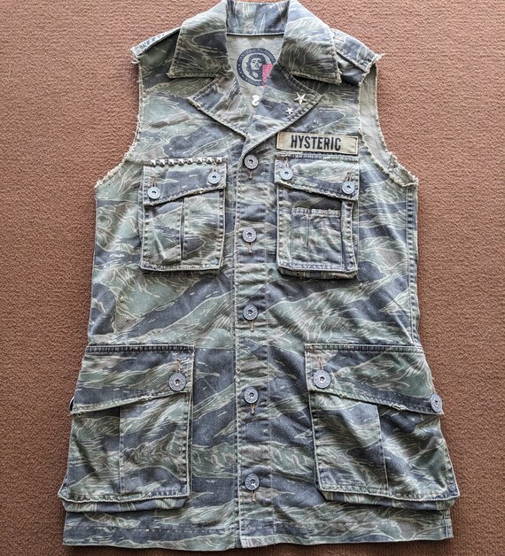 Vintage HYSTERIC GLAMOUR Army Style Vest - Etsy