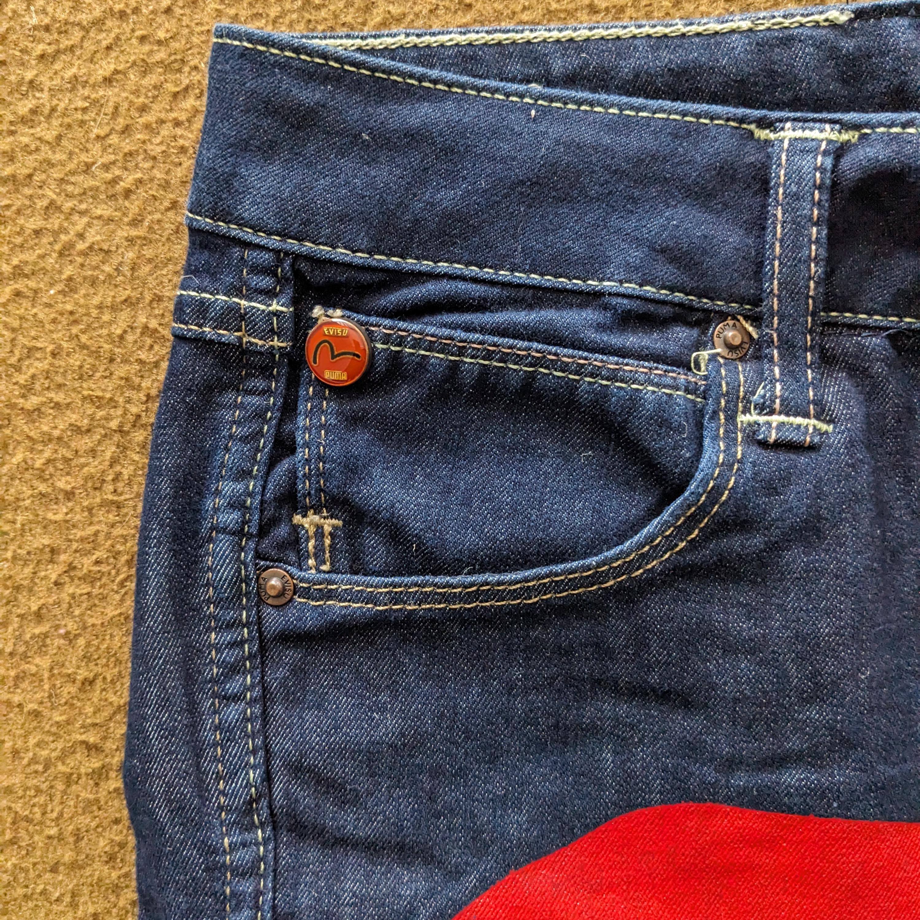 Vintage EVISU X Puma Custom Art Japanese Fashion Brand Jeans - Etsy