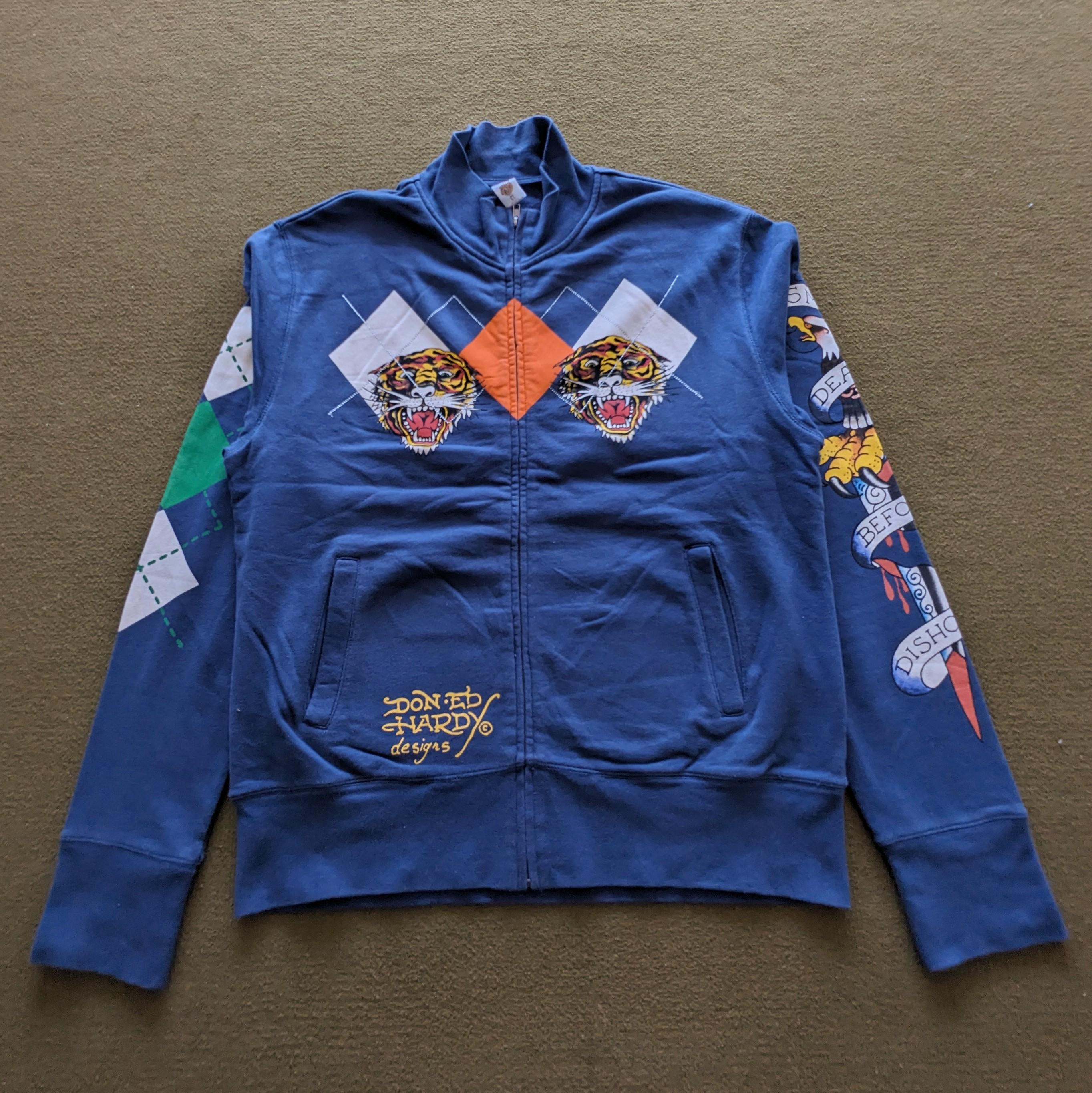 Vintage Ed Hardy by Christian Audigier Japanese Brand Jacket - Etsy