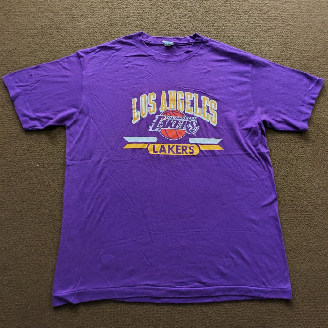 Vintage 90's Los Angeles Lakers American NBA T-shirt - Etsy