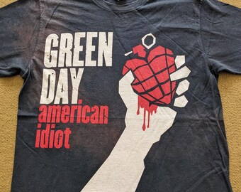 Vintage GREEN DAY American Idiot Band T-shirt - Etsy