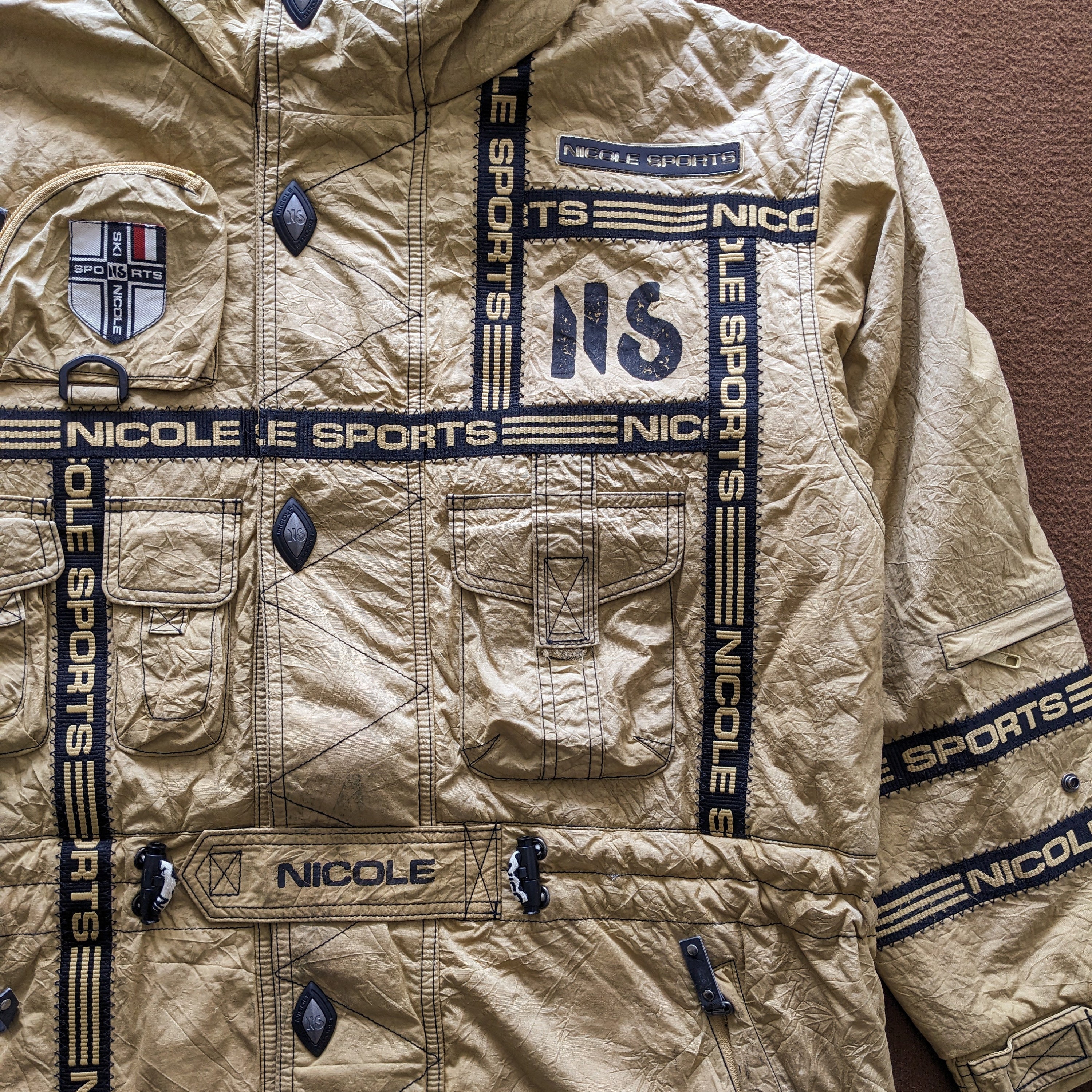 Vintage NICOLE SPORTS Ski Team Jacket - Etsy
