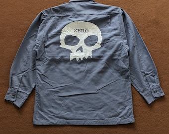 Vintage SKULL ZERO Design Art Custom Jacket