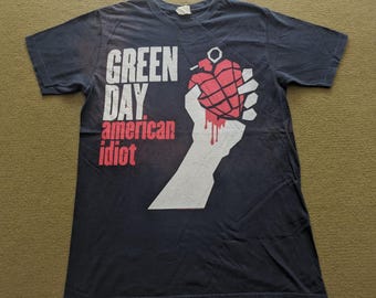 Vintage GREEN DAY American Idiot Band T-shirt - Etsy