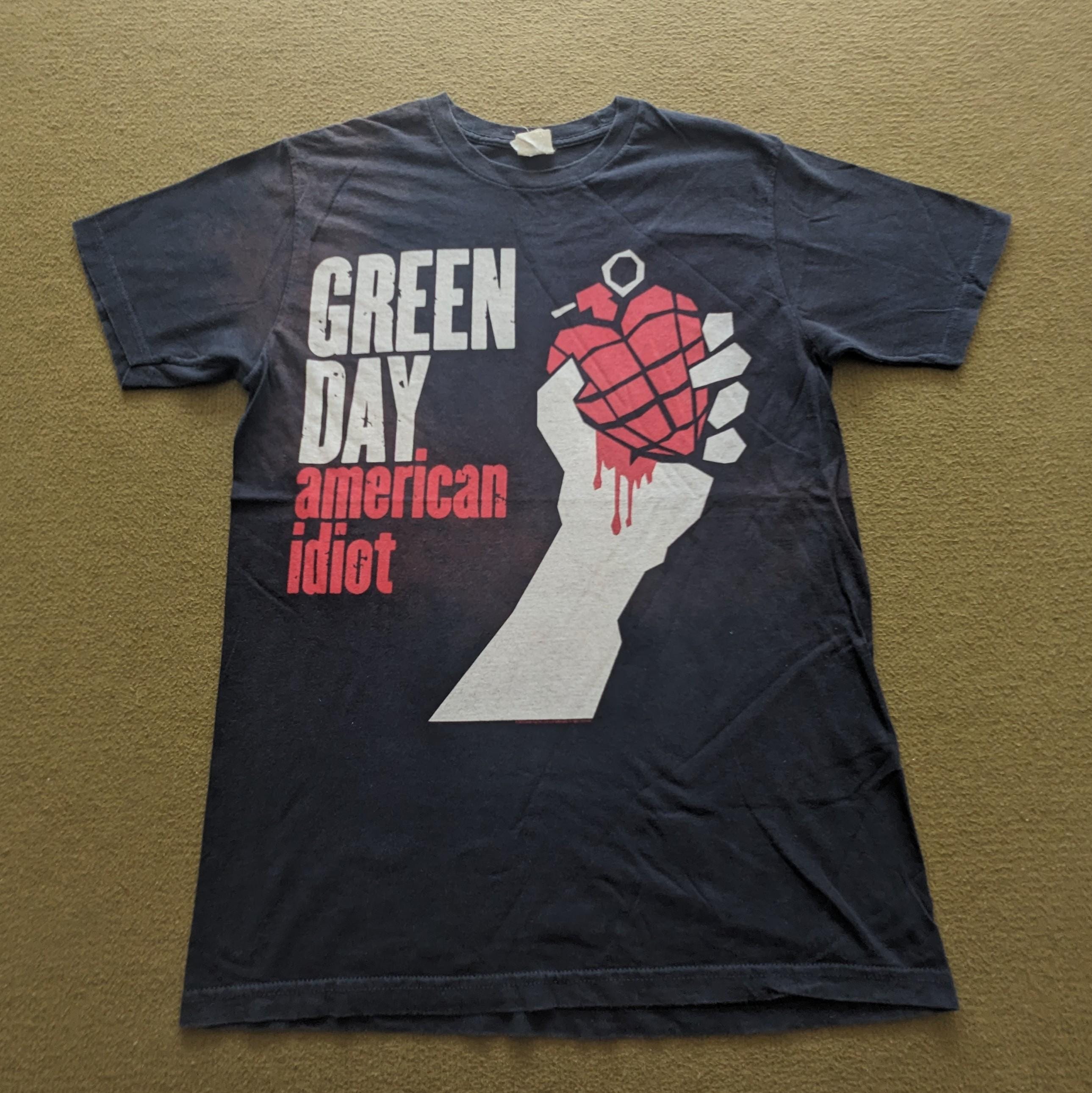 Vintage GREEN DAY American Idiot Band T-shirt - Etsy