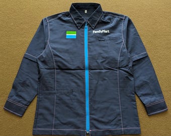 Vintage FAMILY MART Japanese Uniform Workers Jacket